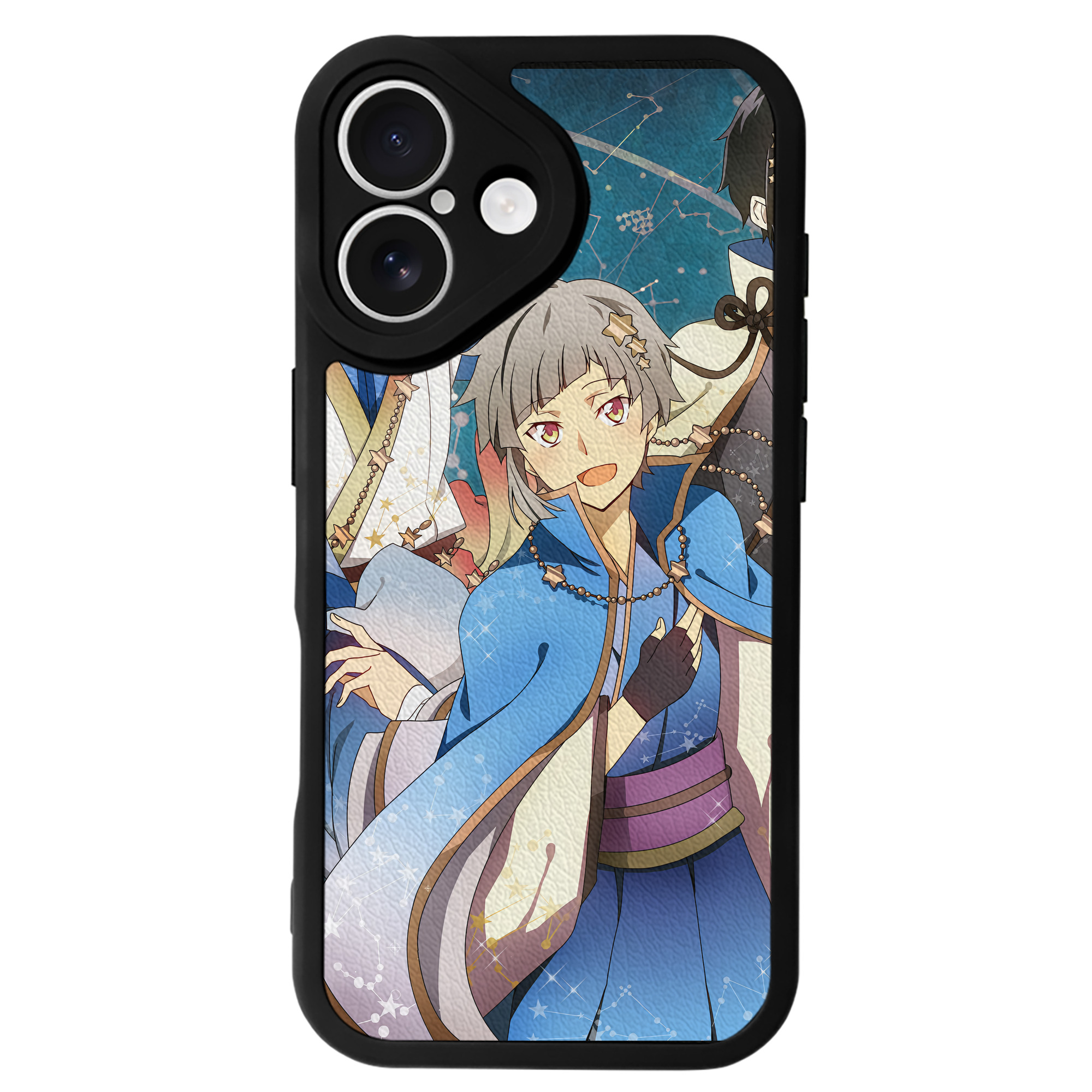 （画像用） 文豪ストレイドッグス Bungo Stray Dogs 【iPhone 16シリーズ対応】シリコンスマホケース（レザー調） 材質：シリコン